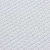 vidaXL Materasso Bianco e Grigio 140 x 200 cm Molle Insacchettate