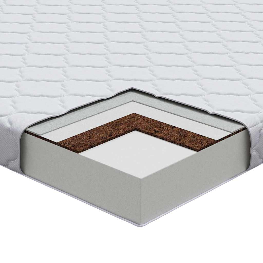 Materasso Bianco 200 x 70 cm Schiuma 4106379