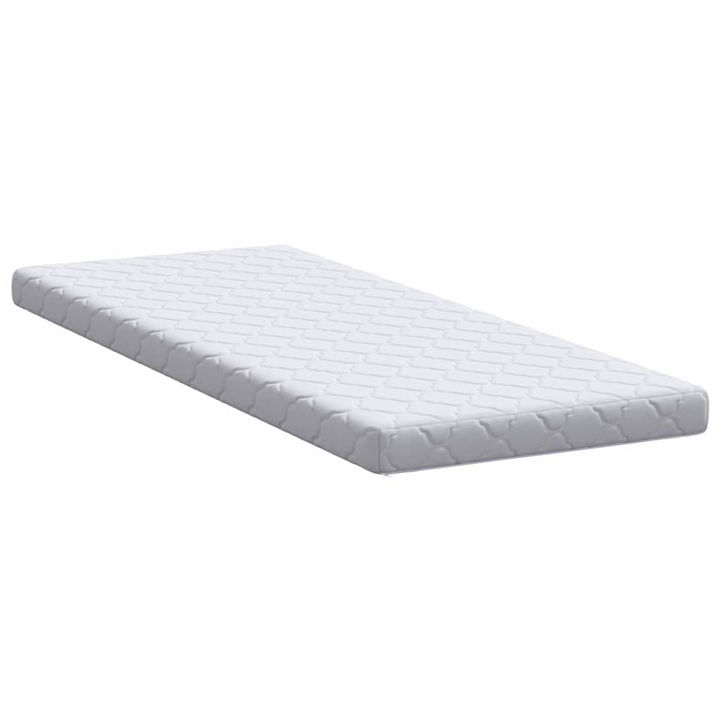 vidaXL Materasso con Strato di Cocco Bianco 200 x 70 cm Schiuma PU