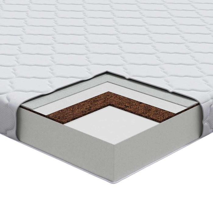 Materasso Bianco 200 x 120 cm Schiuma 4106384