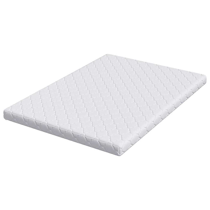 vidaXL Materasso con Strato di Cocco Bianco 200 x 140 cm Schiuma PU