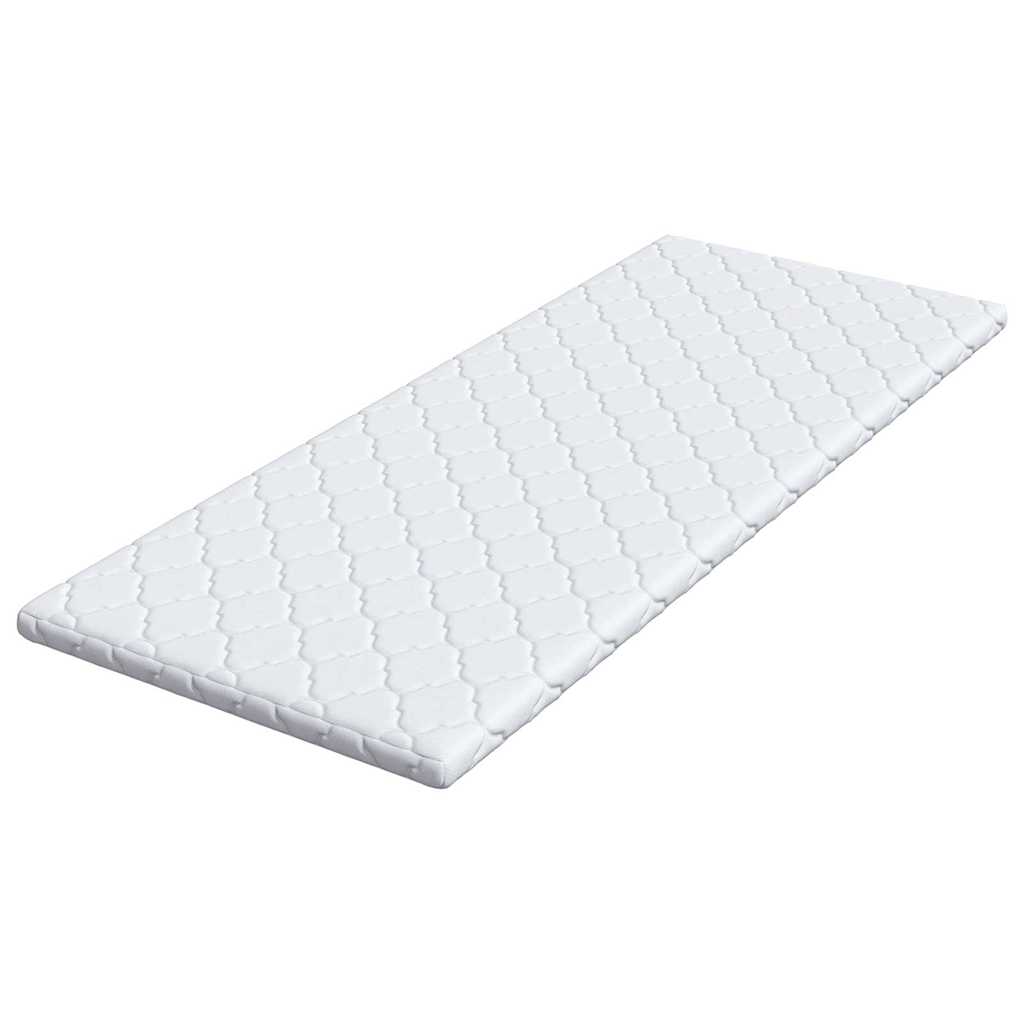 vidaXL Guanciali per materassi Bianco 70 x 200 cm Schiuma PU