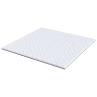 vidaXL Guanciali per materassi Bianco 180 x 200 cm Schiuma PU