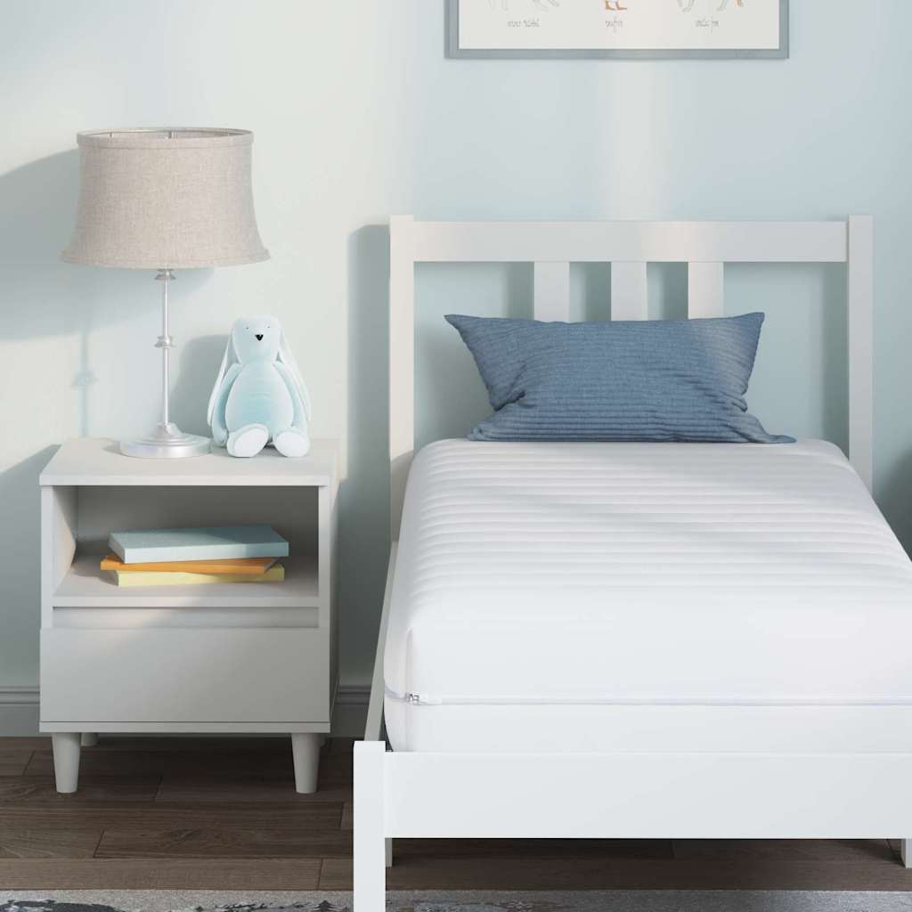 Materasso Bianco 60 x 120 cm Poliestere 4106423