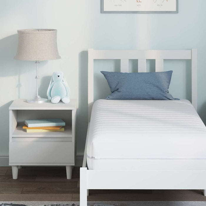 Materasso Bianco 60 x 120 cm Poliestere 4106423