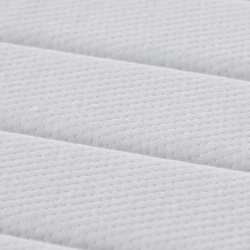 Materasso Bianco 100 x 200 cm Poliestere 4106430