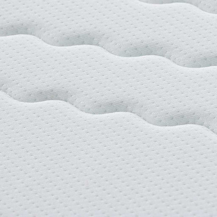 Materasso Bianco, Grigio 90 x 190 cm Tessuto lavorato a maglia 4106438