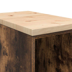 vidaXL Armadietto da Garage in Rovere Affumicato 30x51x85 cm