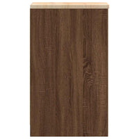 vidaXL Armadietto per Garage in Rovere Marrone 30x51x85 cm