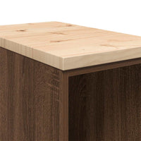 Armadietto per Garage in Rovere Marrone 30x51x85 cm 860532