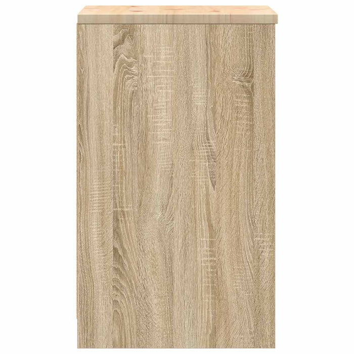 Armadietto da Garage Rovere Sonoma 40x51x85 cm