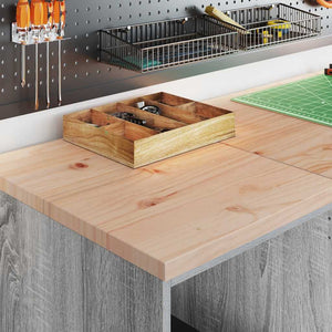 Armadietto per Garage Grigio Sonoma 40x51x85 cm