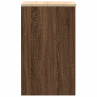 Armadietto per Garage in Rovere Marrone 40x51x85 cm