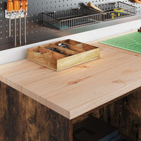 Armadietto da Garage in Rovere Affumicato 60x51x85 cm