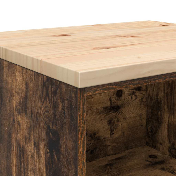 Armadietto da Garage in Rovere Affumicato 60x51x85 cm