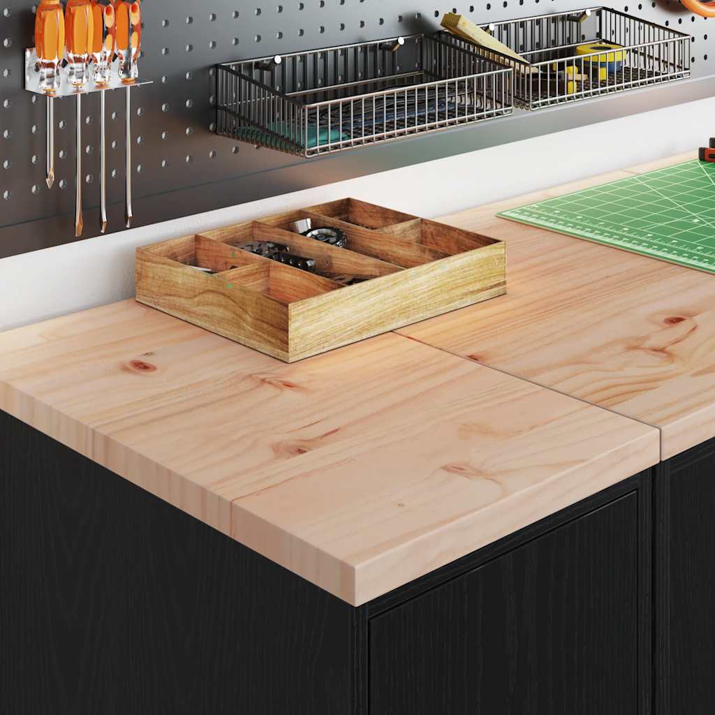 Armadietto da Garage Nero 30x51x85 cm in Legno Massello di Pino