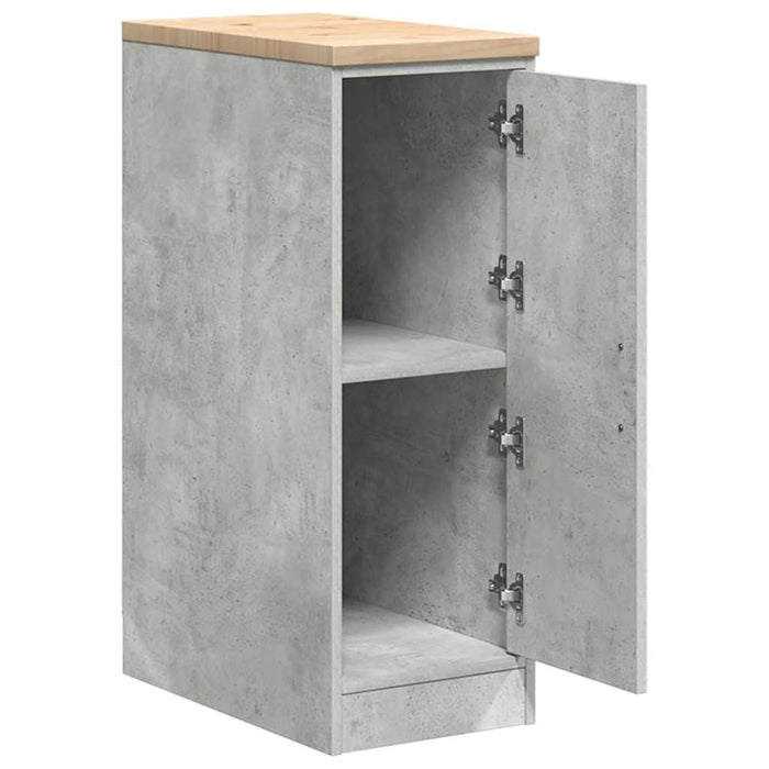 Armadietto da Garage Grigio cemento 30x51x85 cm 860556