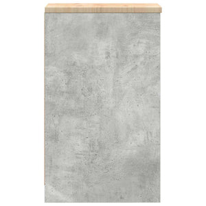 Armadietto da Garage Grigio cemento 30x51x85 cm 860556