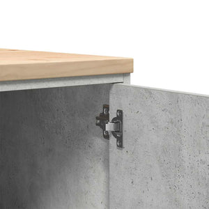 Armadietto da Garage Grigio cemento 30x51x85 cm