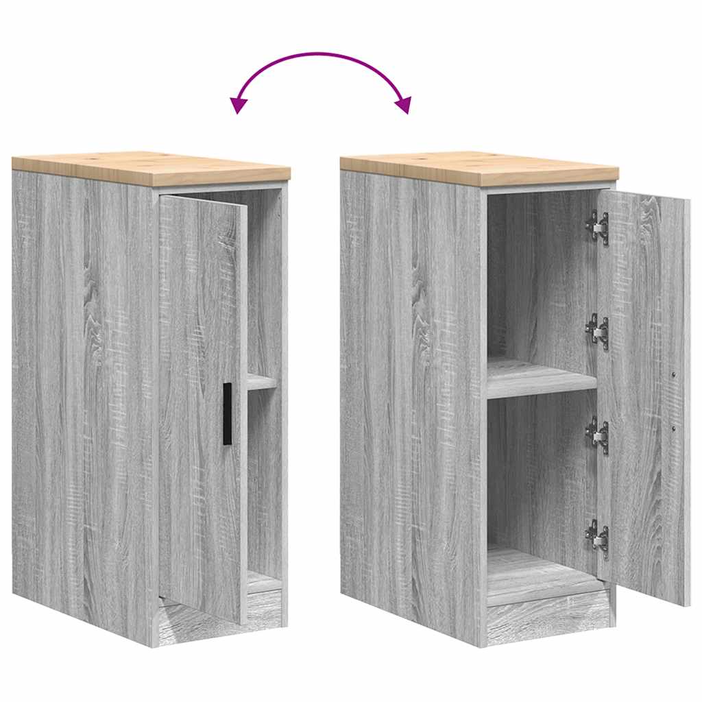 vidaXL Armadietto da Garage Grigio Sonoma 30x51x85 cm