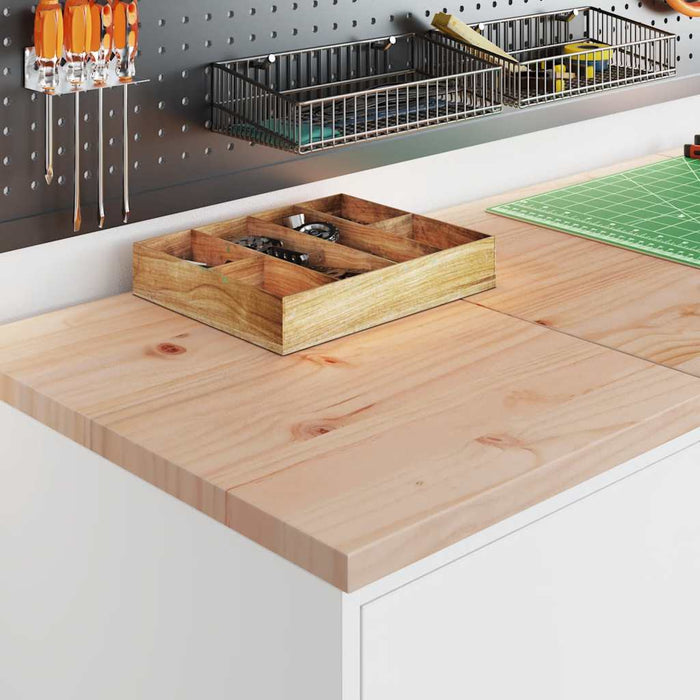 Armadietto da Garage Bianco 40x51x85 cm Legno Massello di Pino