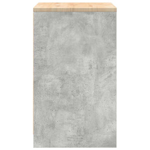Armadietto da Garage Grigio cemento 60x51x85 cm