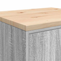 Armadietto da Garage Grigio Sonoma 60x51x85 cm