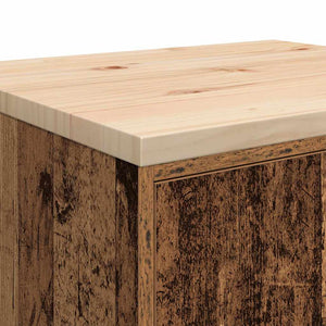 vidaXL Armadietto da Garage in Legno Vecchio 60x51x85 cm