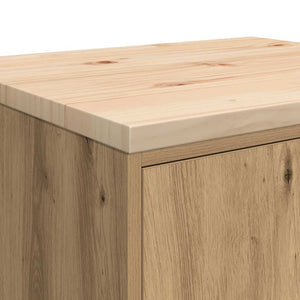 vidaXL Armadietto per Garage in Rovere Artigianale 60x51x85 cm