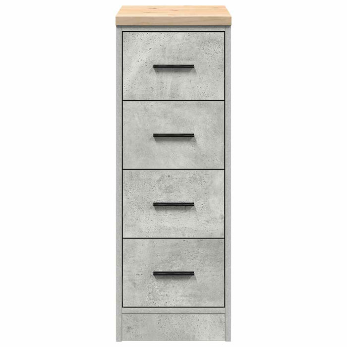 Armadietto da Garage Grigio cemento 30x51x85 cm 860583