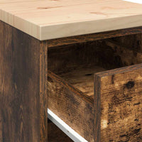 Armadietto da Garage in Rovere Affumicato 30x51x85 cm 860584