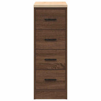 Armadietto per Garage in Rovere Marrone 30x51x85 cm 860586