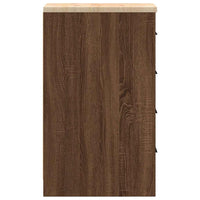 vidaXL Armadietto per Garage in Rovere Marrone 30x51x85 cm