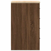 Armadietto per Garage in Rovere Marrone 30x51x85 cm 860586