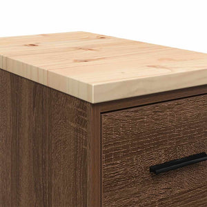 vidaXL Armadietto per Garage in Rovere Marrone 30x51x85 cm