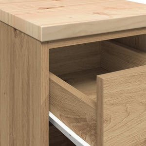 Armadietto per Garage in Rovere Artigianale 30x51x85 cm