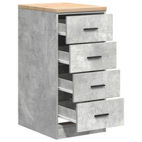 Armadietto da Garage Grigio cemento 40x51x85 cm 860592