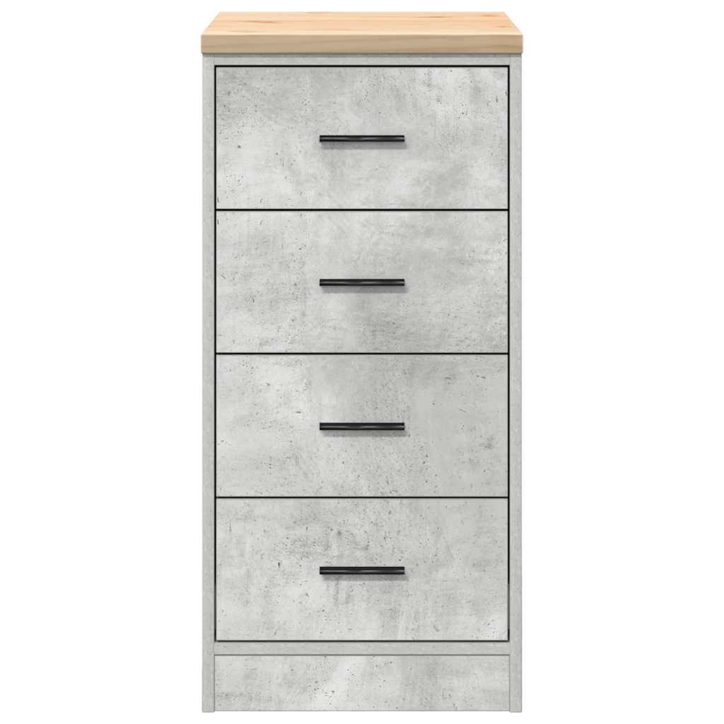 Armadietto da Garage Grigio cemento 40x51x85 cm 860592