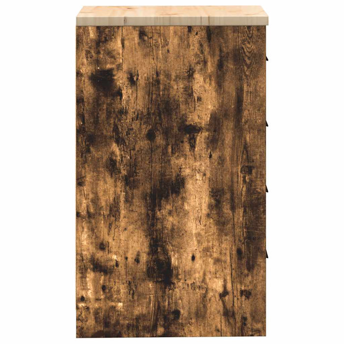 vidaXL Armadietto da Garage Rovere Sonoma 40x51x85 cm