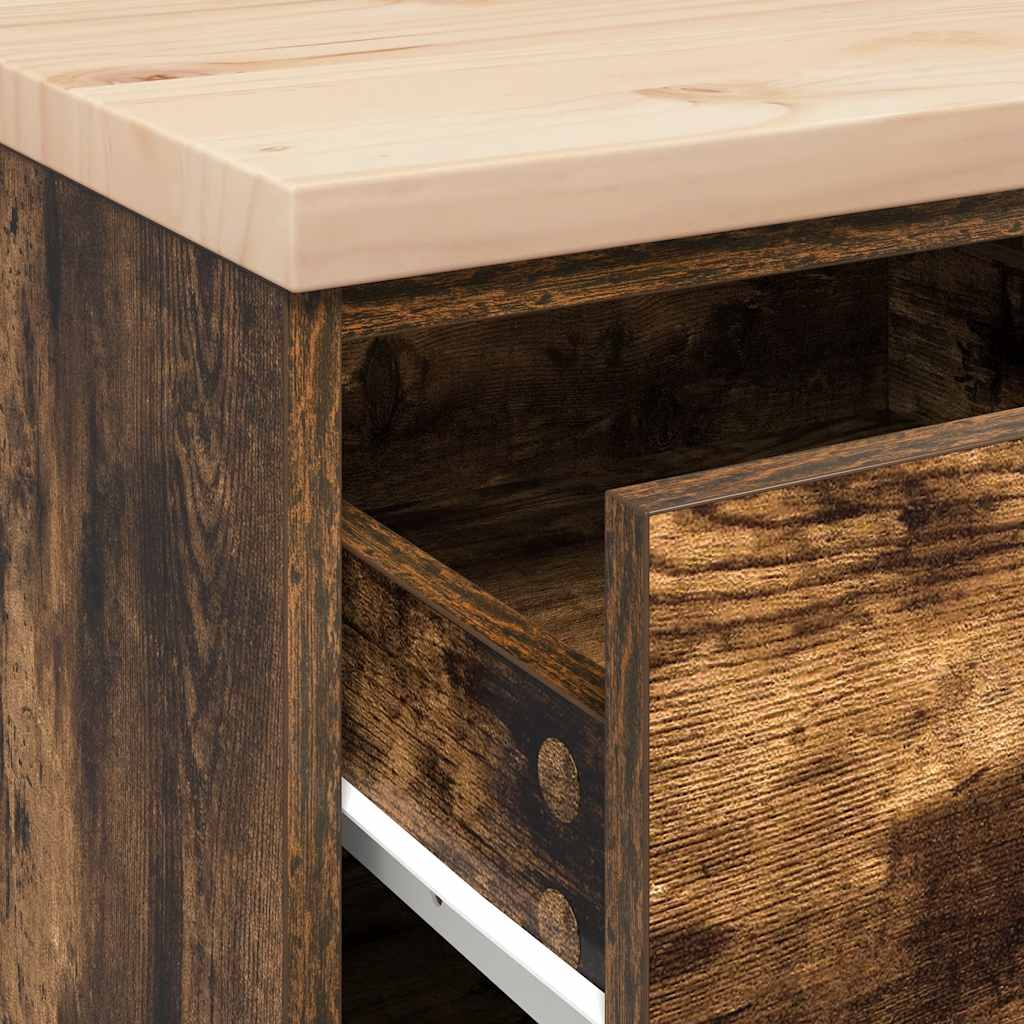 vidaXL Armadietto da Garage Rovere Sonoma 40x51x85 cm