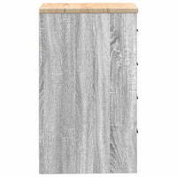 Armadietto per Garage Grigio Sonoma 40x51x85 cm