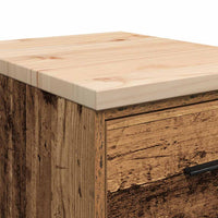 Armadietto da Garage in Legno Vecchio 40x51x85 cm 860596