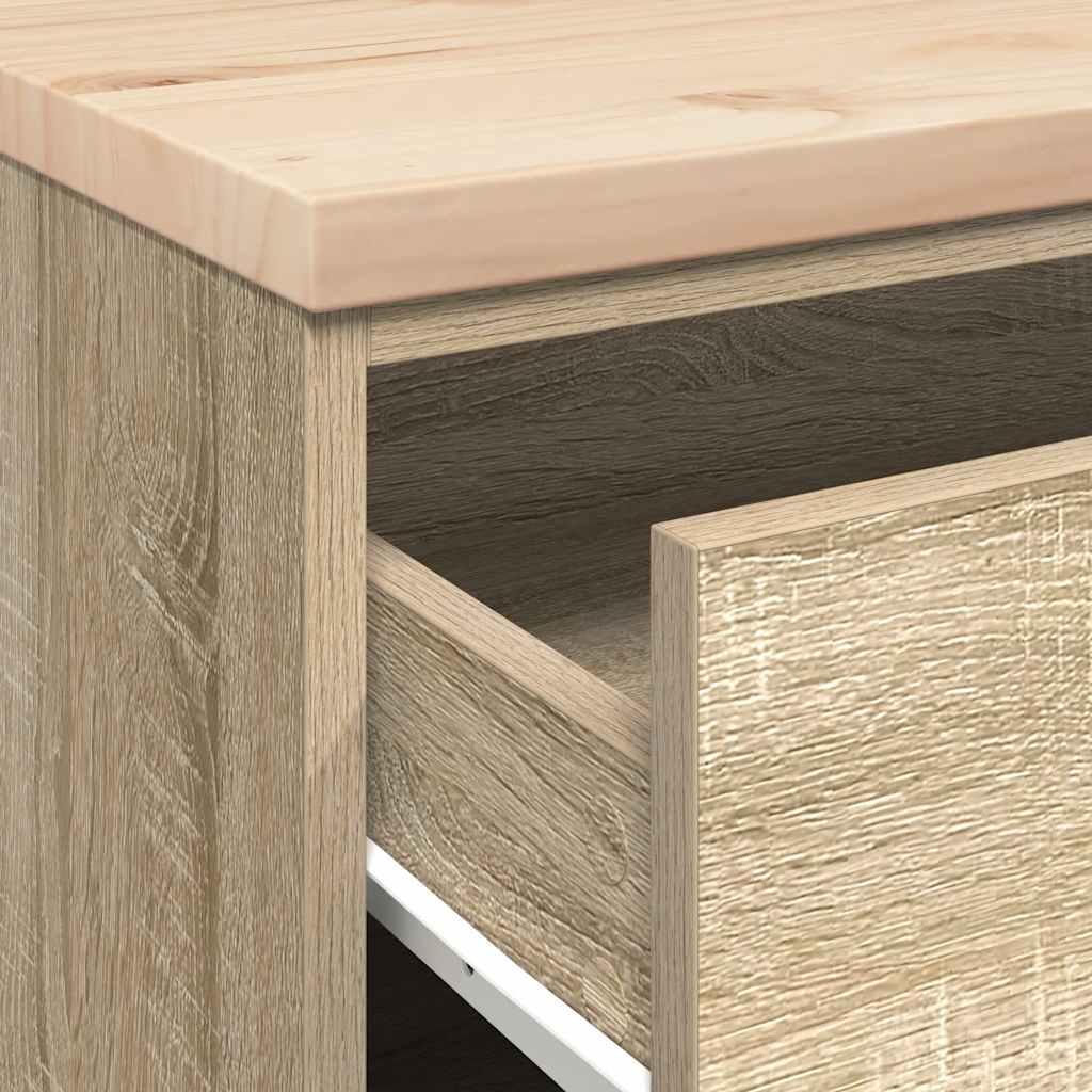 vidaXL Armadietto da Garage Rovere Sonoma 60x51x85 cm