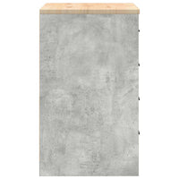 Armadietto da Garage Grigio cemento 60x51x85 cm 860601