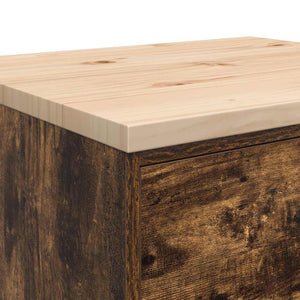 Armadietto da Garage in Rovere Affumicato 60x51x85 cm 860602