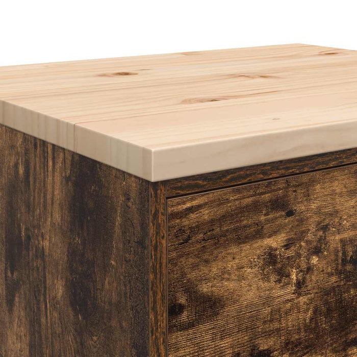 vidaXL Armadietto da Garage in Rovere Affumicato 60x51x85 cm