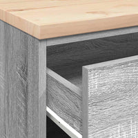 vidaXL Armadietto da Garage Grigio Sonoma 60x51x85 cm