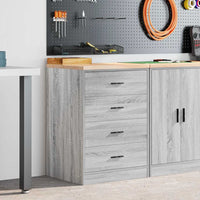 Armadietto da Garage Grigio Sonoma 60x51x85 cm 860603