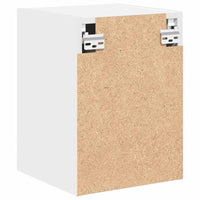 Pensili per Garage 2 pz Bianco in Legno Multistrato 860608