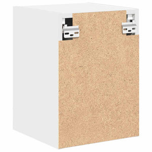 Pensili per Garage 2 pz Bianco in Legno Multistrato 860608